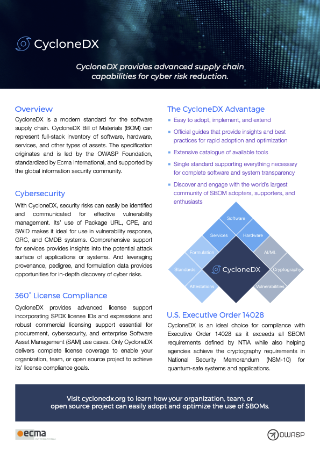 CycloneDX One Pager